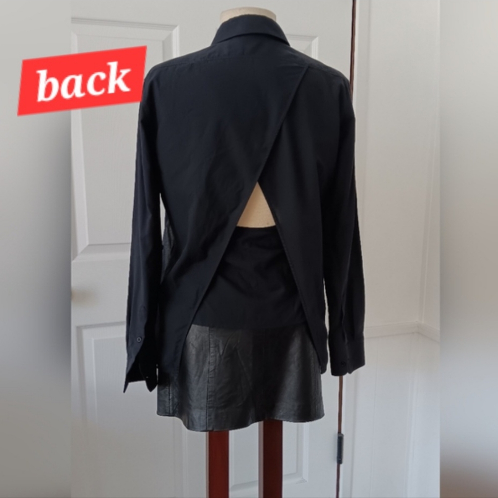 Neil Barrett Black Women's Button Down Shirt